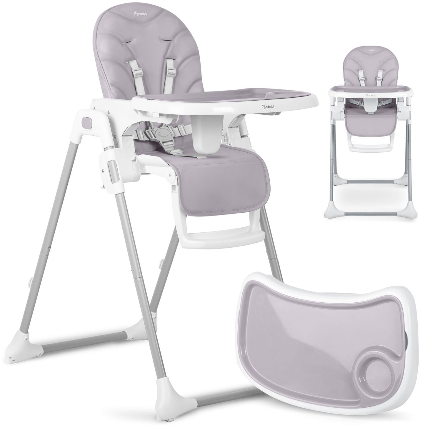 Nukido Tulo highchair, heather