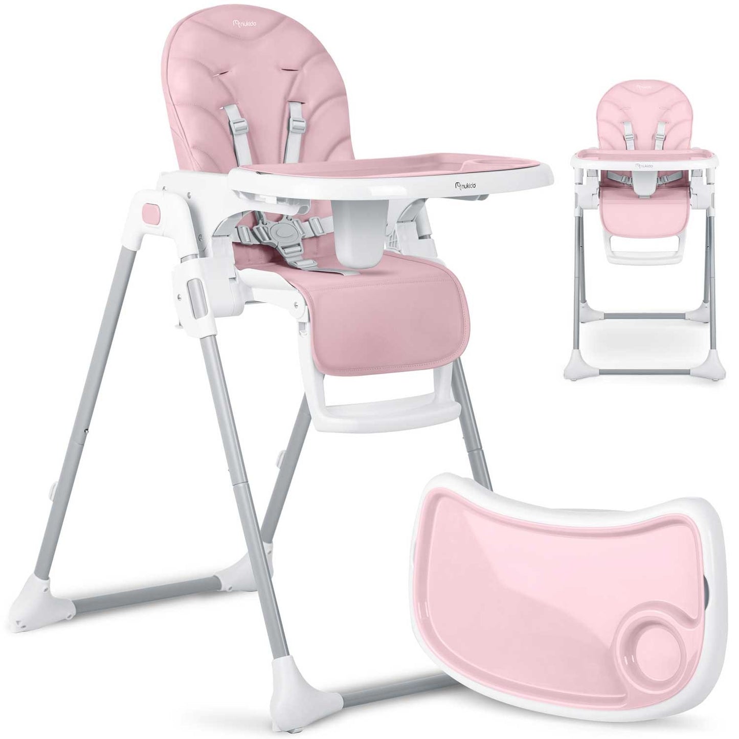 Nukido Tulo pink feeding chair