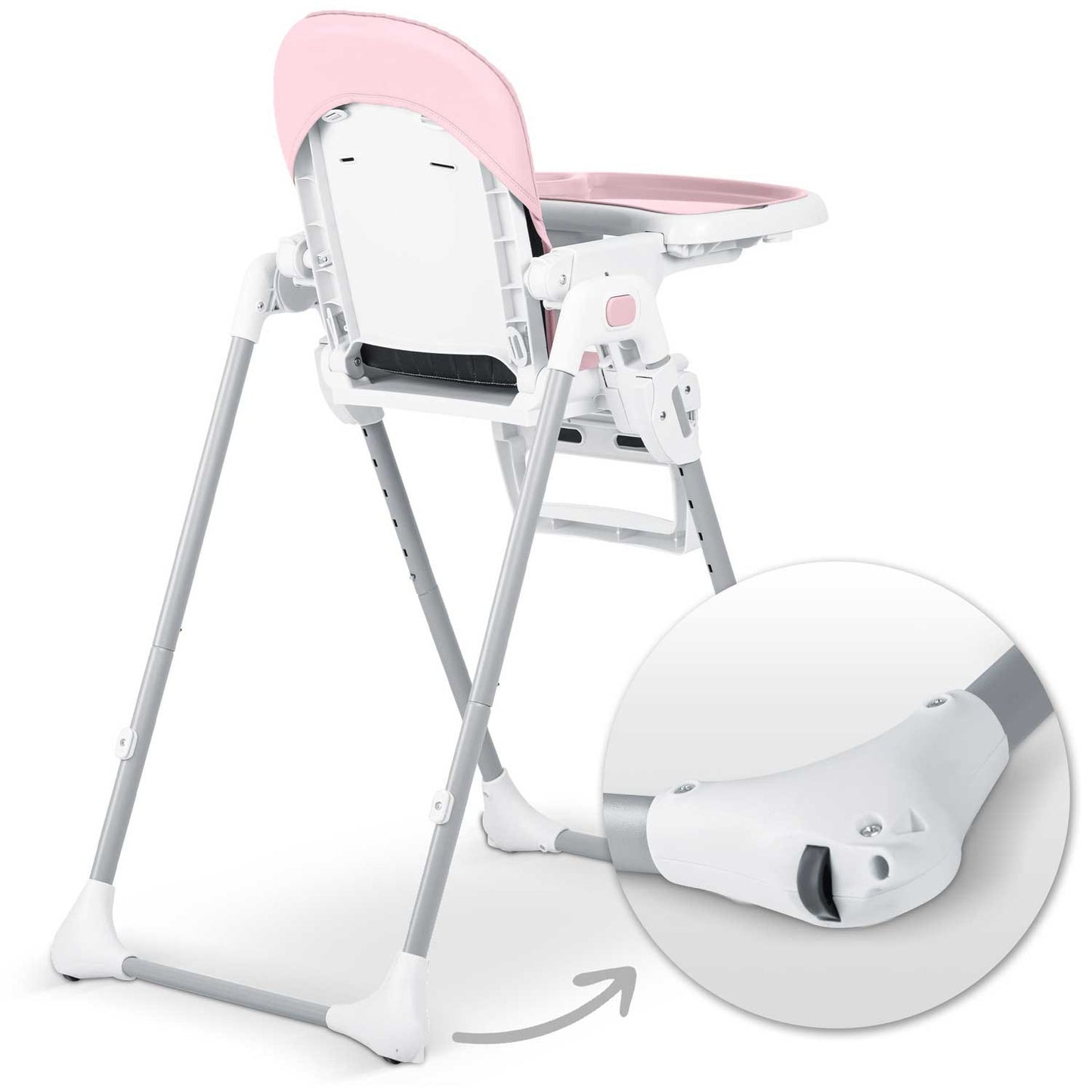 Nukido Tulo pink feeding chair