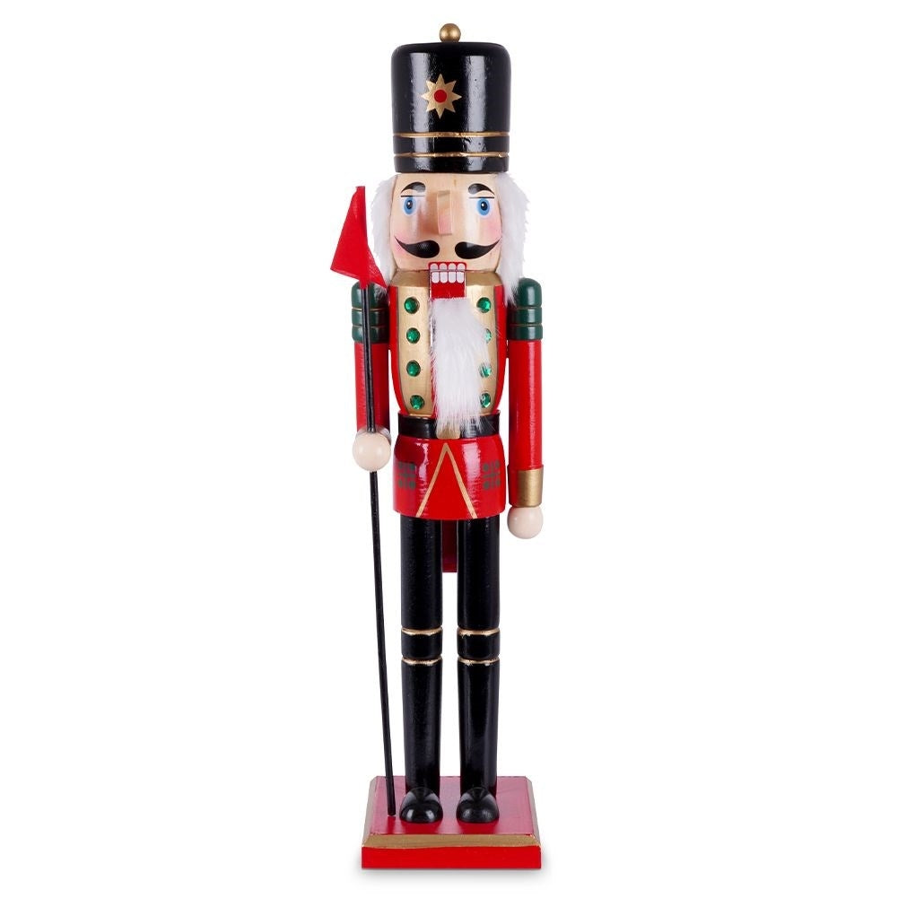 Nutcracker Christmas decoration 51 cm: Elegant wooden design