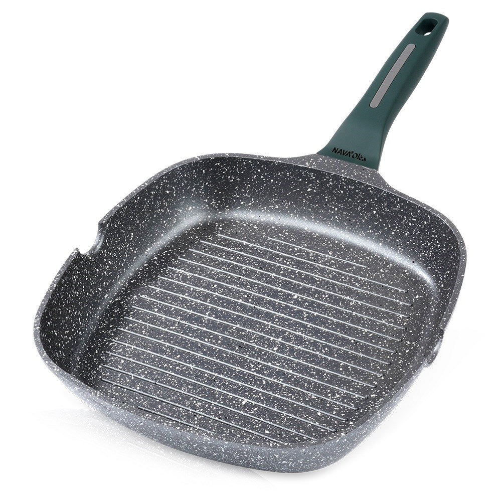 OLEA 28 cm square granite grill pan