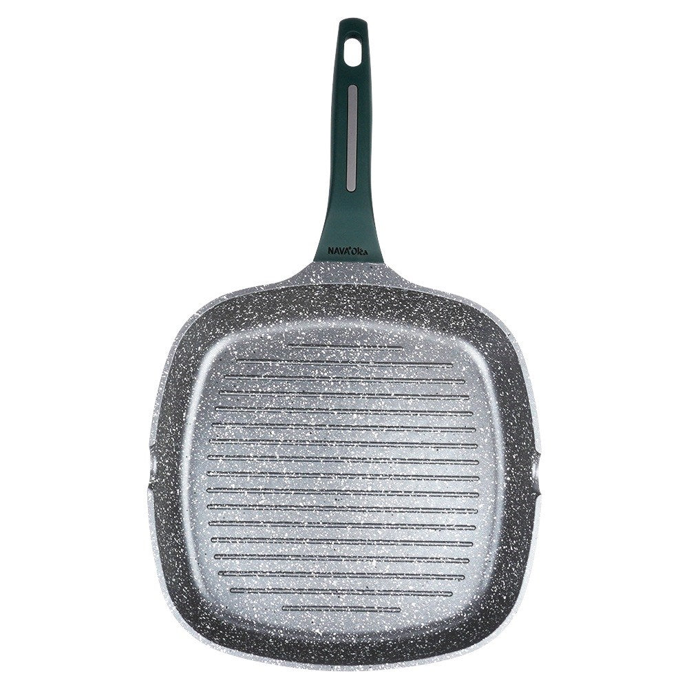 OLEA 28 cm square granite grill pan