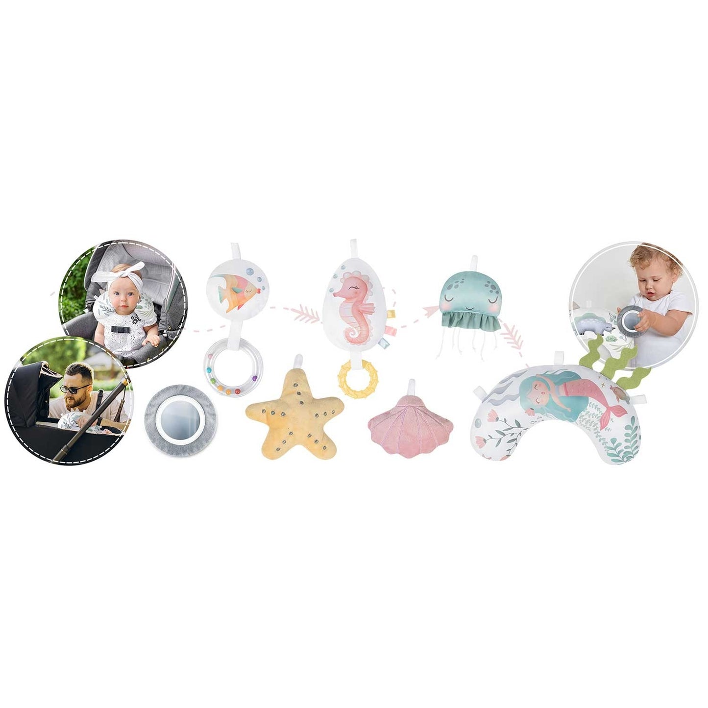 Ocean Nukido Interactive Play Mat - Pink