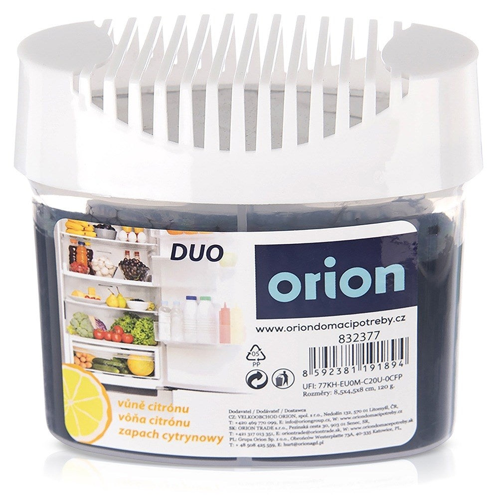 Odor absorber for refrigerator duo lemon