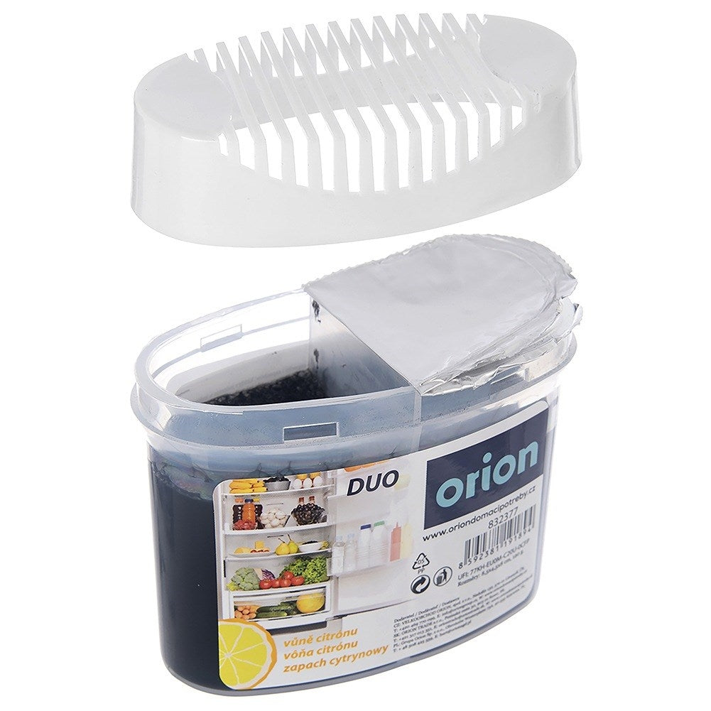 Odor absorber for refrigerator duo lemon