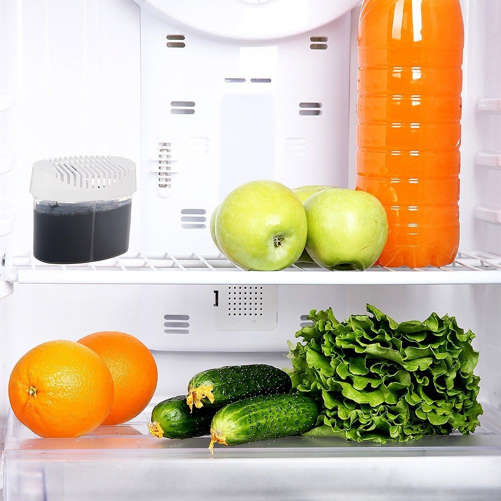 Odor absorber for refrigerator duo lemon