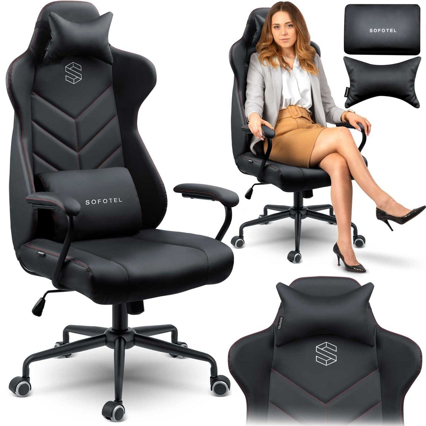 Office chair Sofotel Verona - Black - 2580