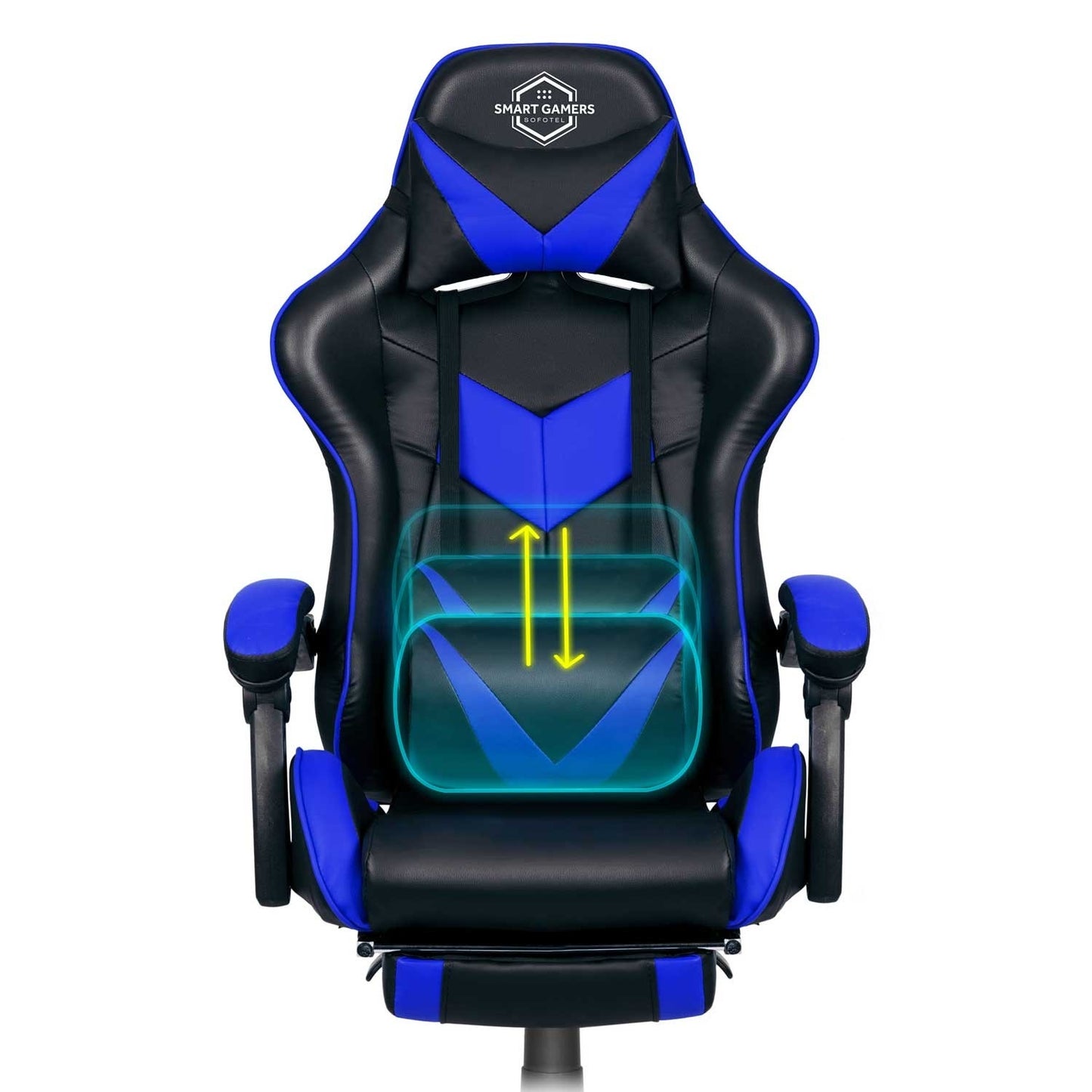Office chair for gamer Sofotel Cerber black and blue