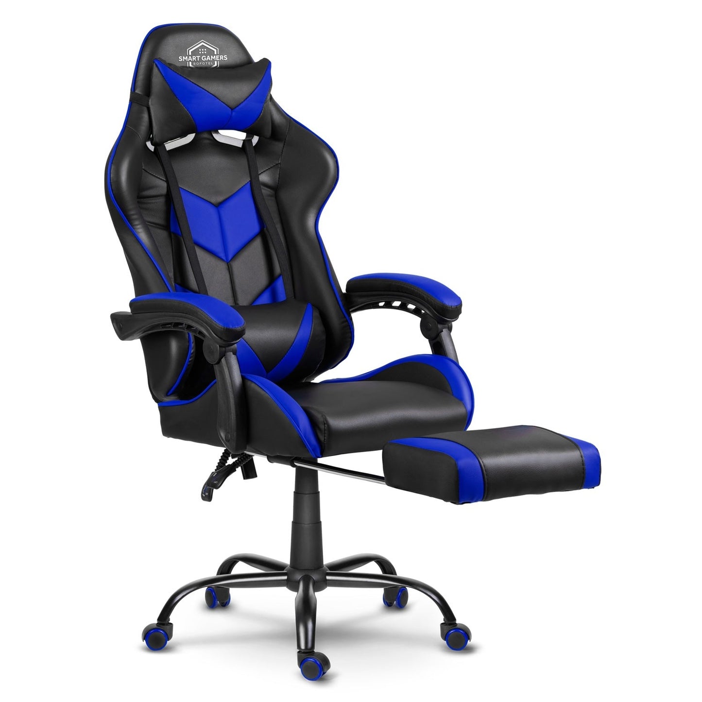 Office chair for gamer Sofotel Cerber black and blue
