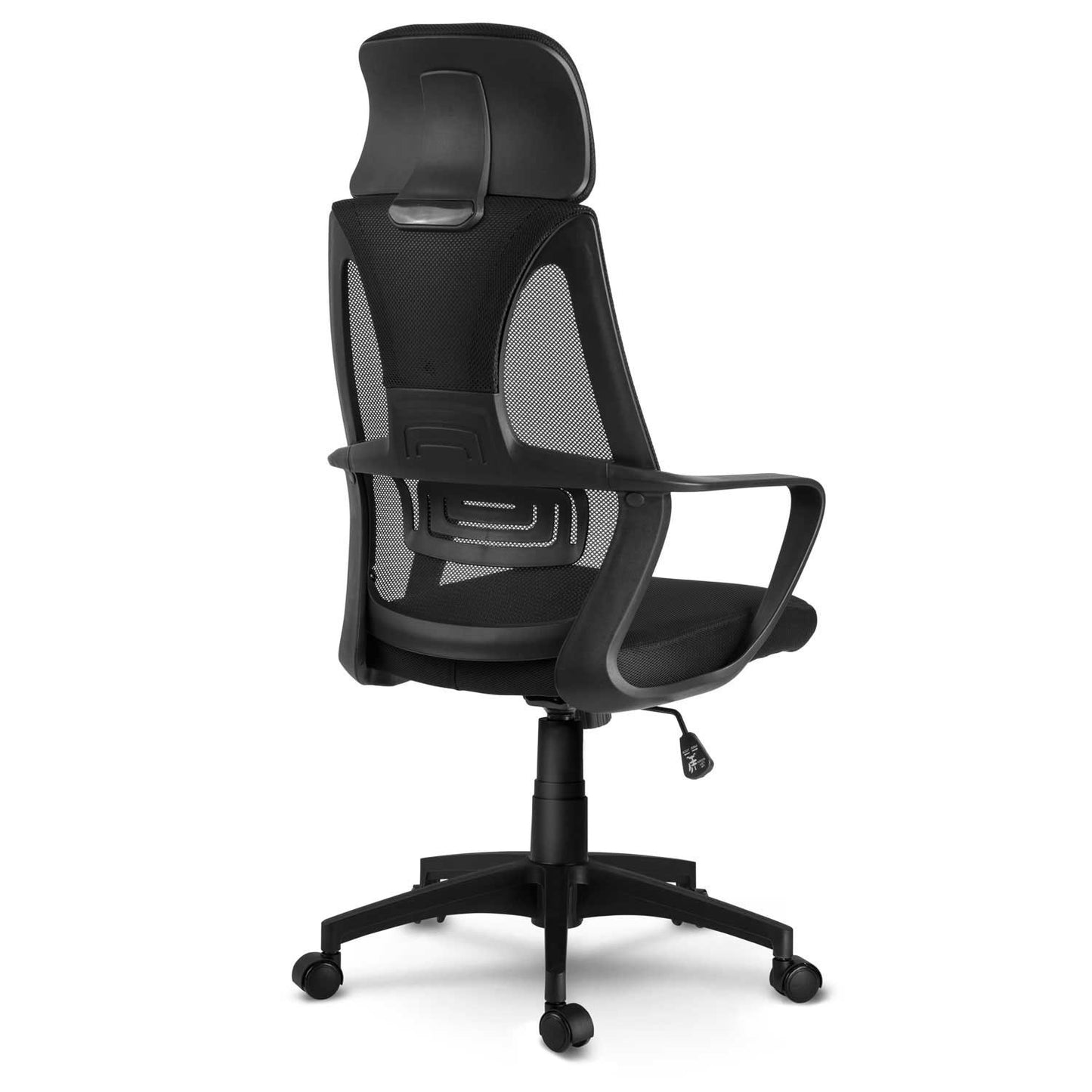 Office chair with micro mesh Praga - black