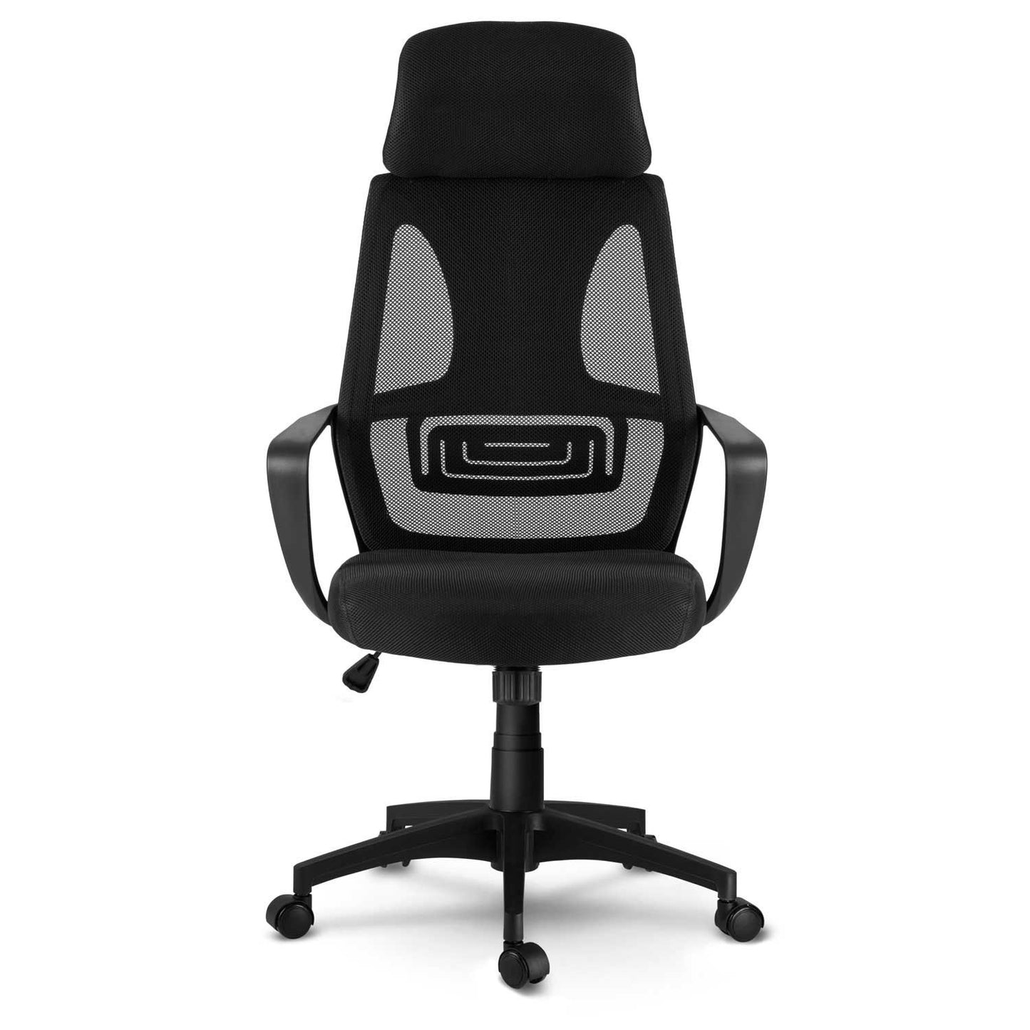 Office chair with micro mesh Praga - black