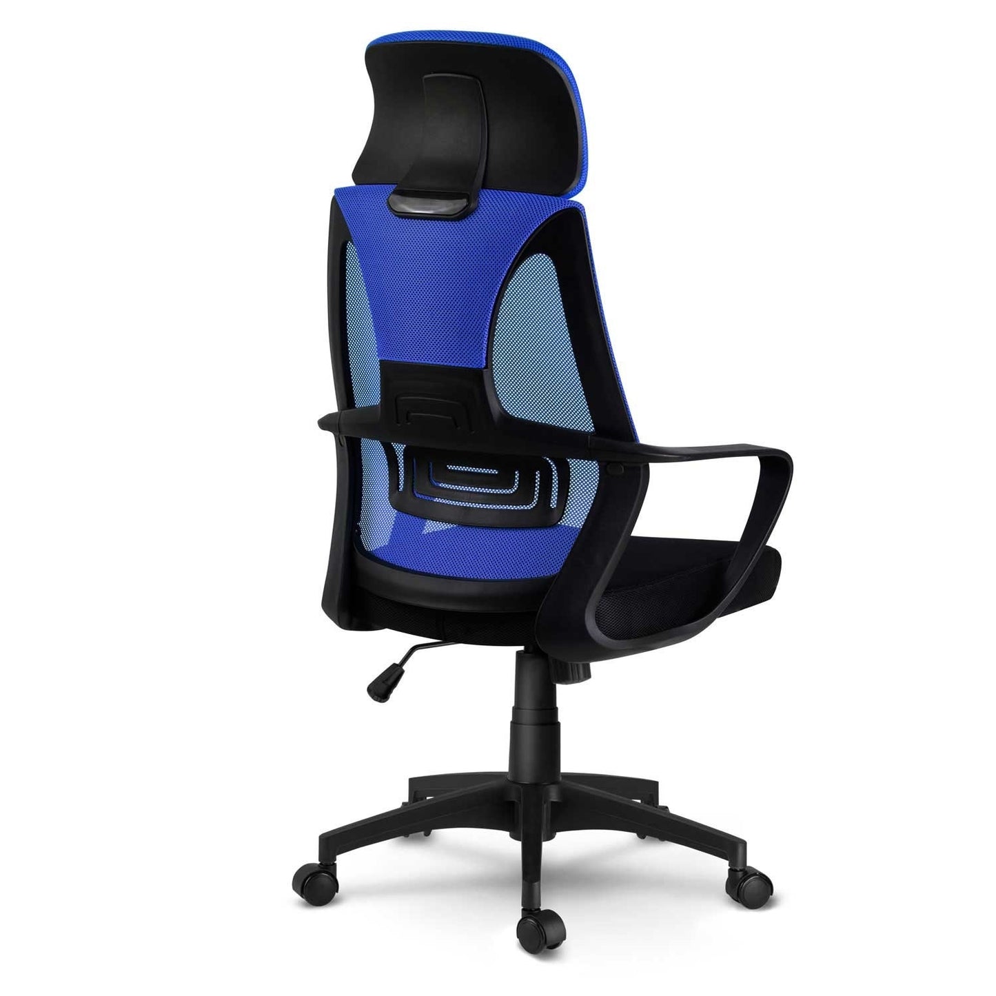 Office chair with micro mesh, Praga - blue