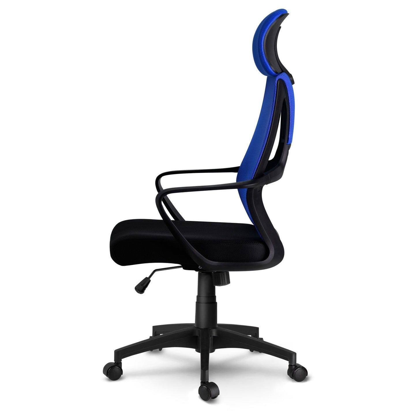Office chair with micro mesh, Praga - blue