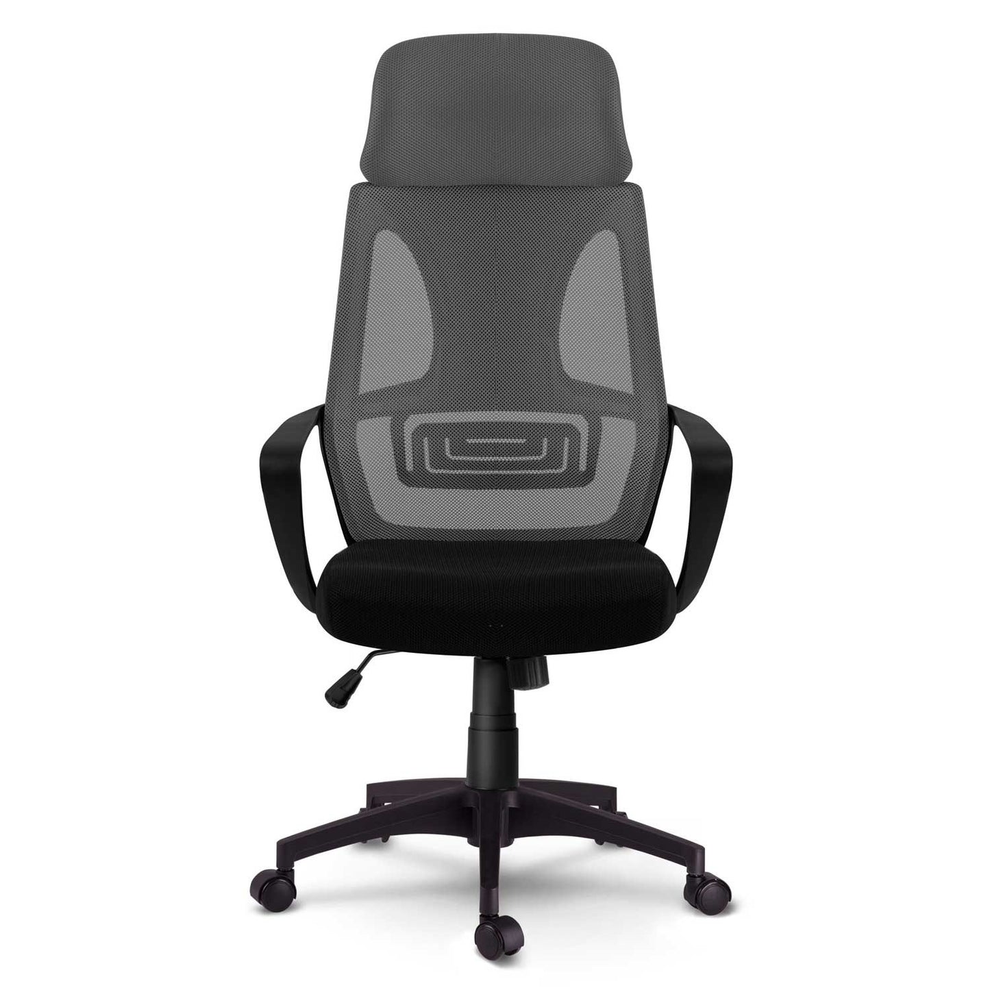 Office chair with micro mesh Praga - gray