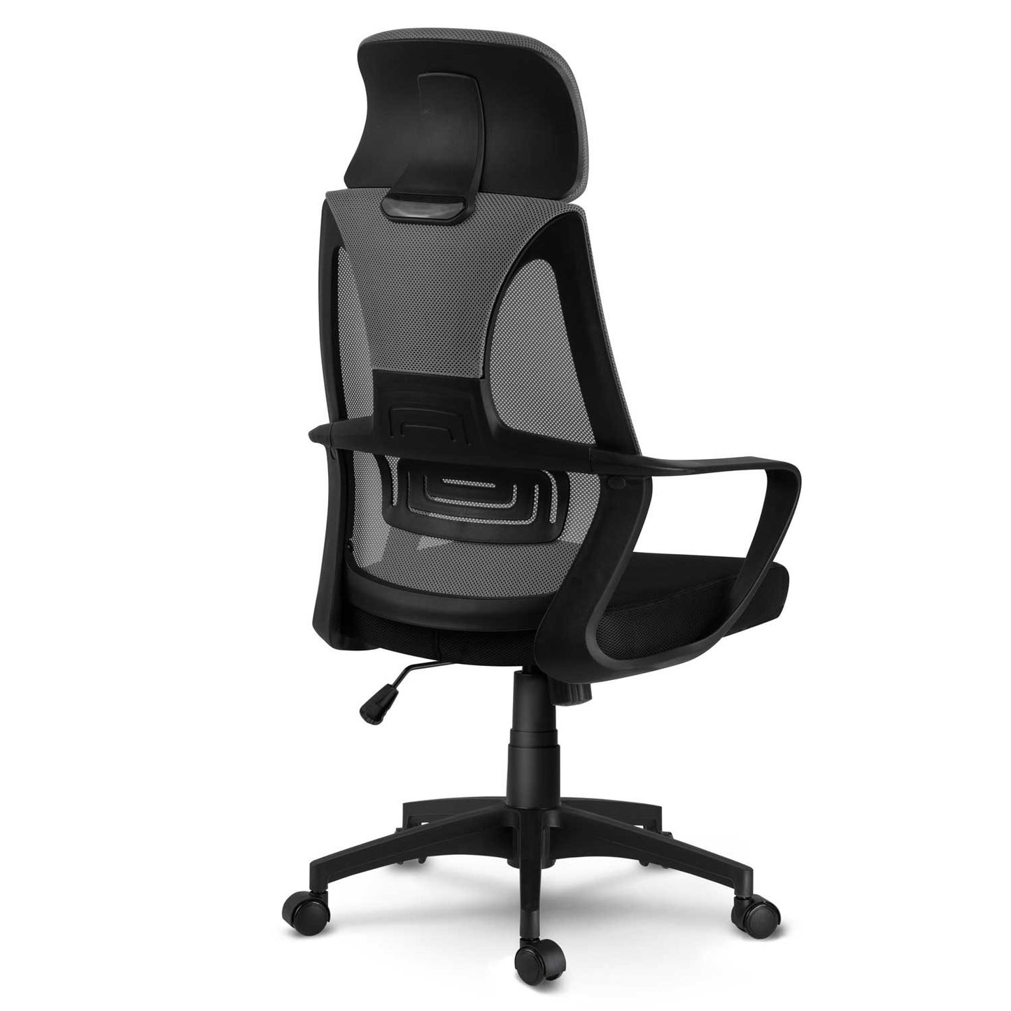 Office chair with micro mesh Praga - gray