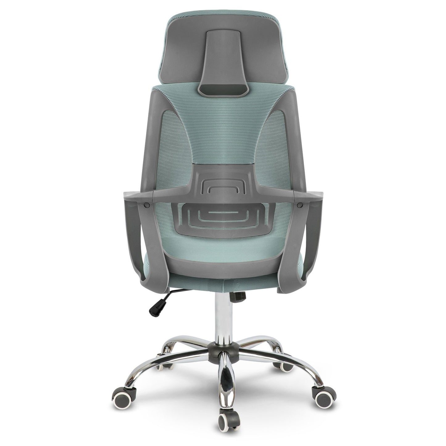 Office chair with micro mesh Praga - light blue