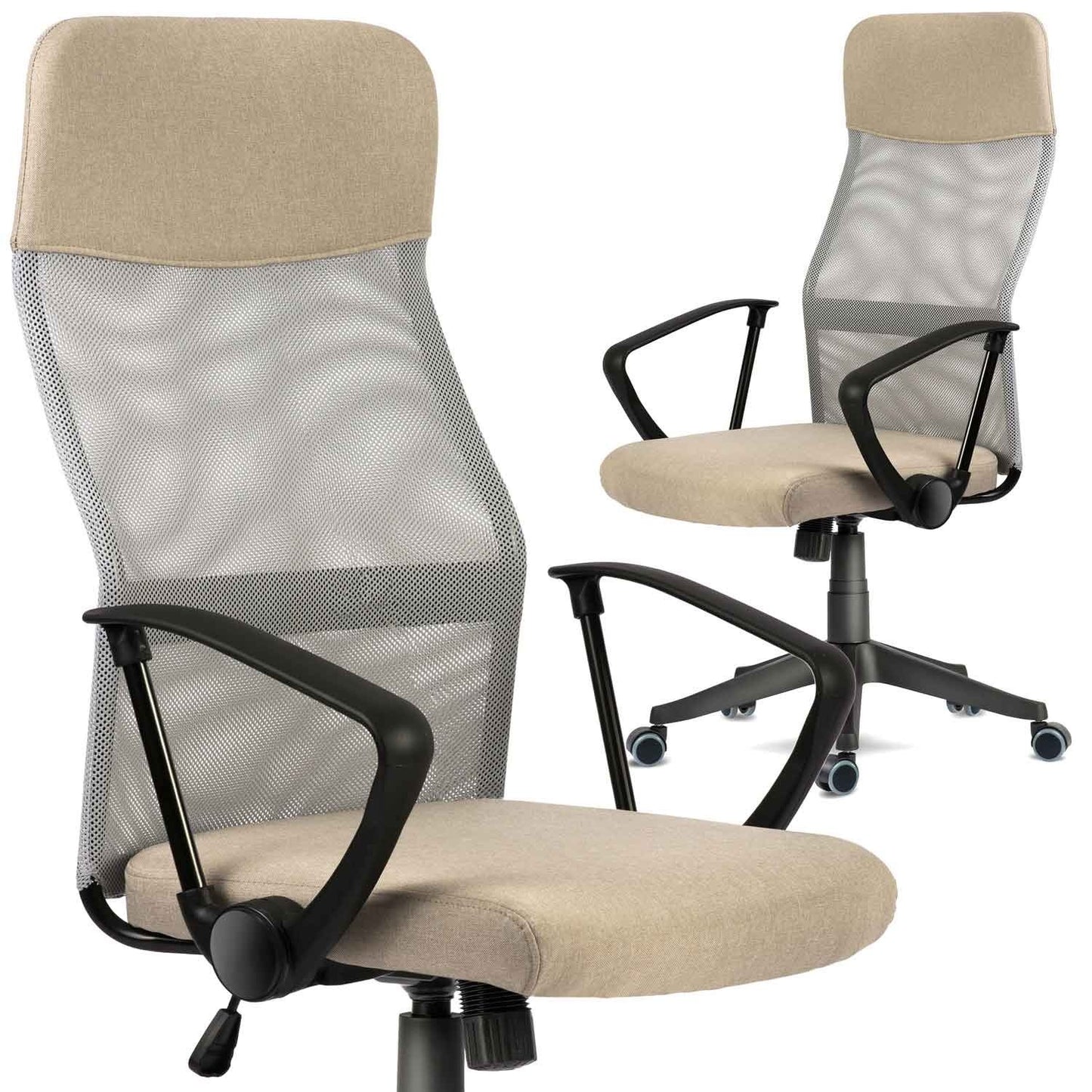 Office chair with micro mesh Sofotel Sydney beige