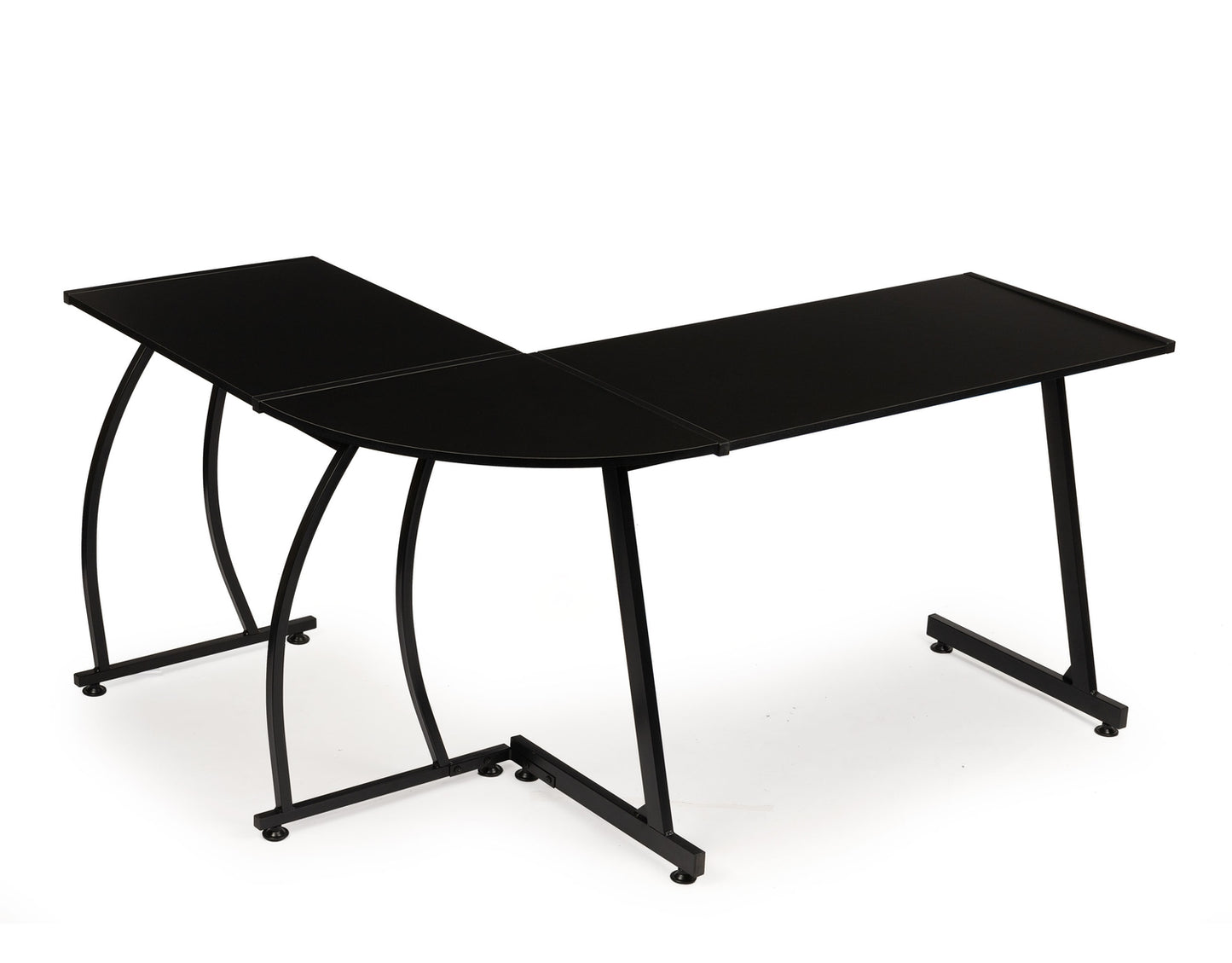 Office corner gaming desk LOFT school table black