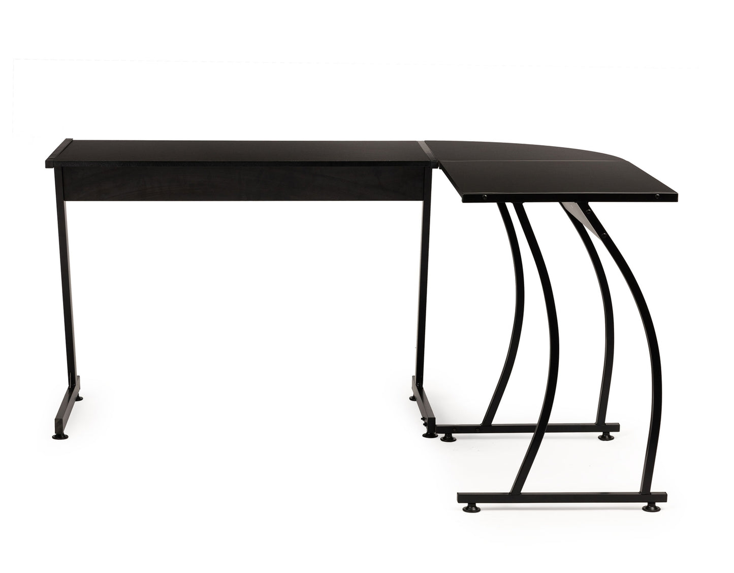Office corner gaming desk LOFT school table black