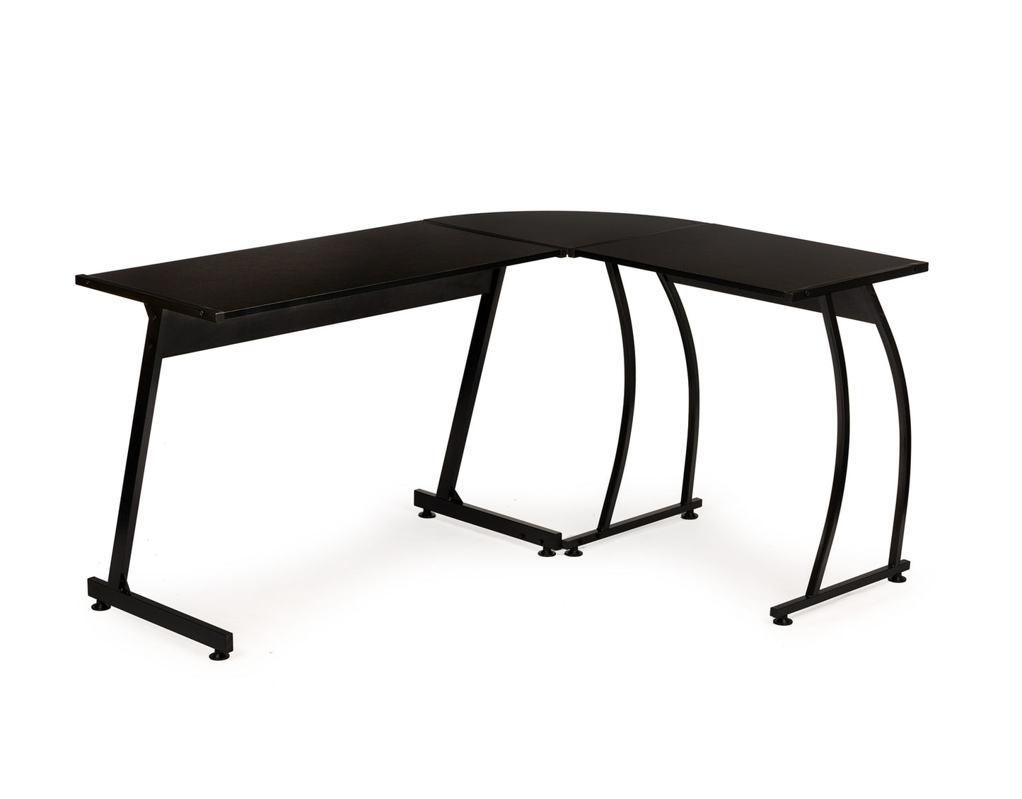 Office corner gaming desk LOFT school table black