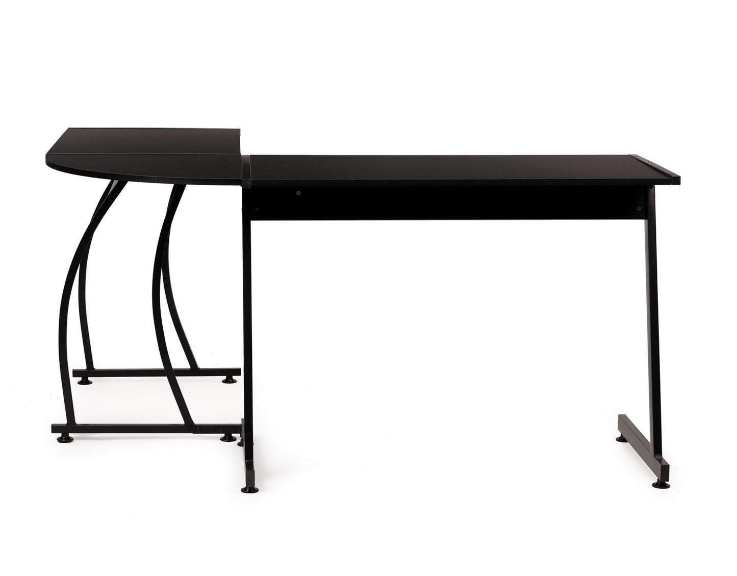 Office corner gaming desk LOFT school table black