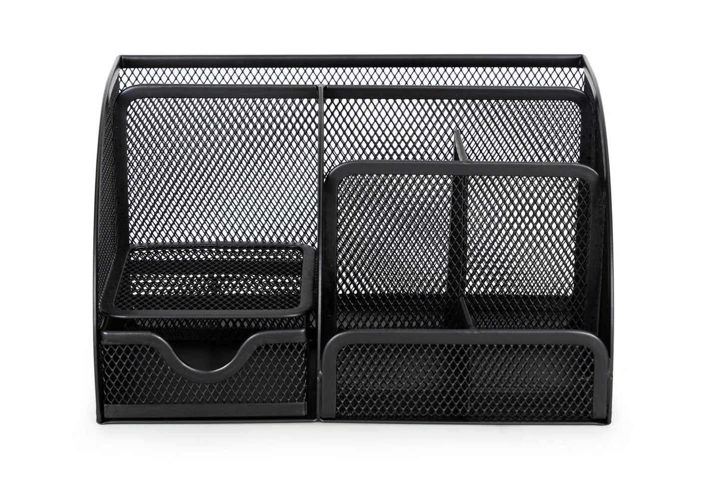 Office organizer, metal desk toolbox, 6 compartments