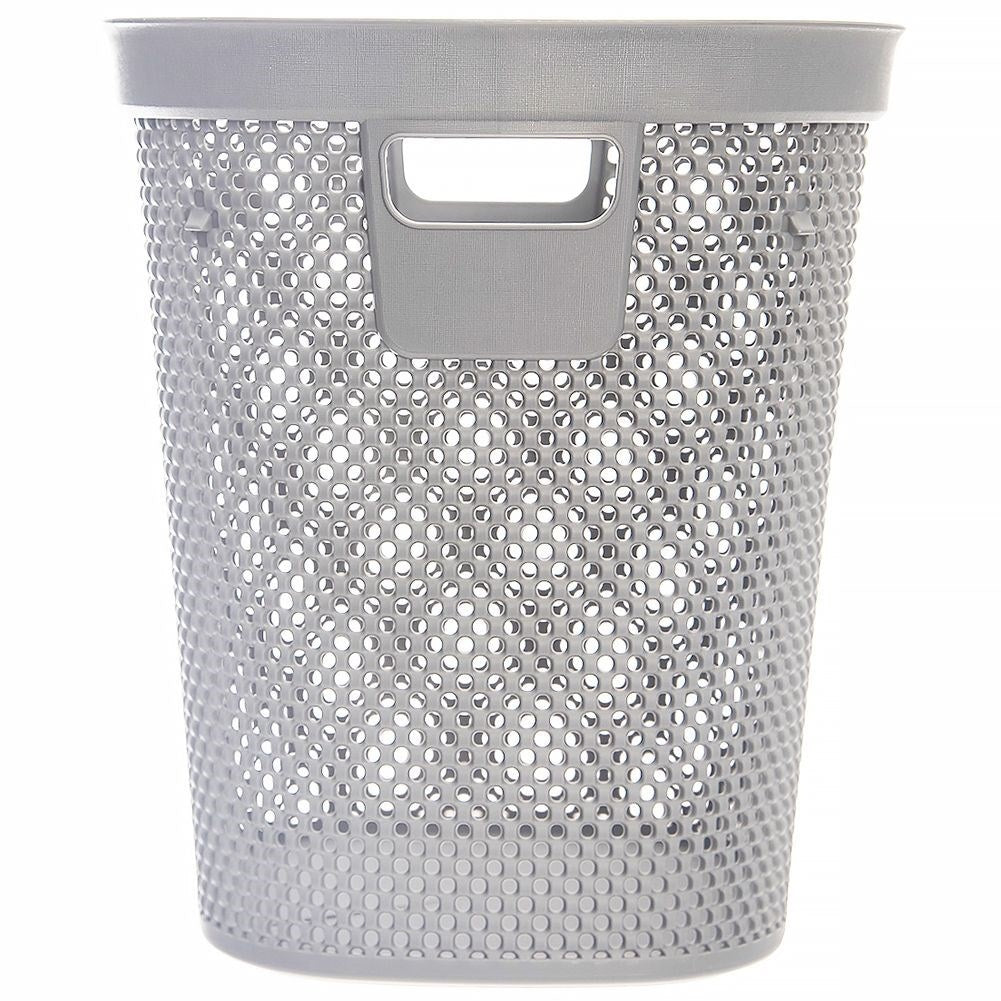 Office waste bin 12.5L with handle and ventilated design