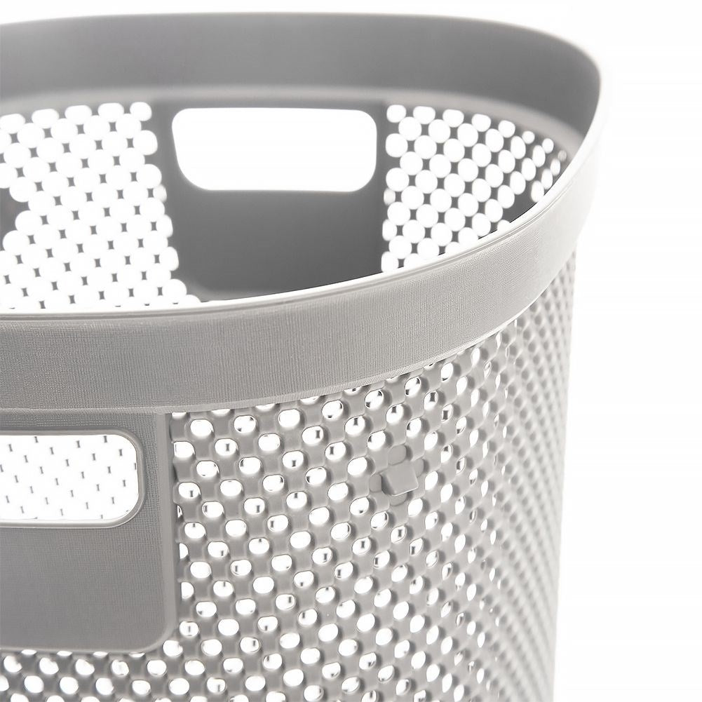 Office waste bin 12.5L with handle and ventilated design