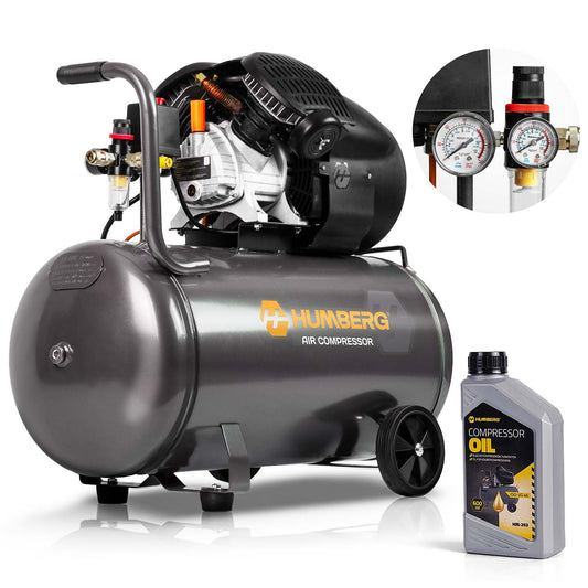 Oil Air Compressor, 100L, 8 Bar, 2800 RPM