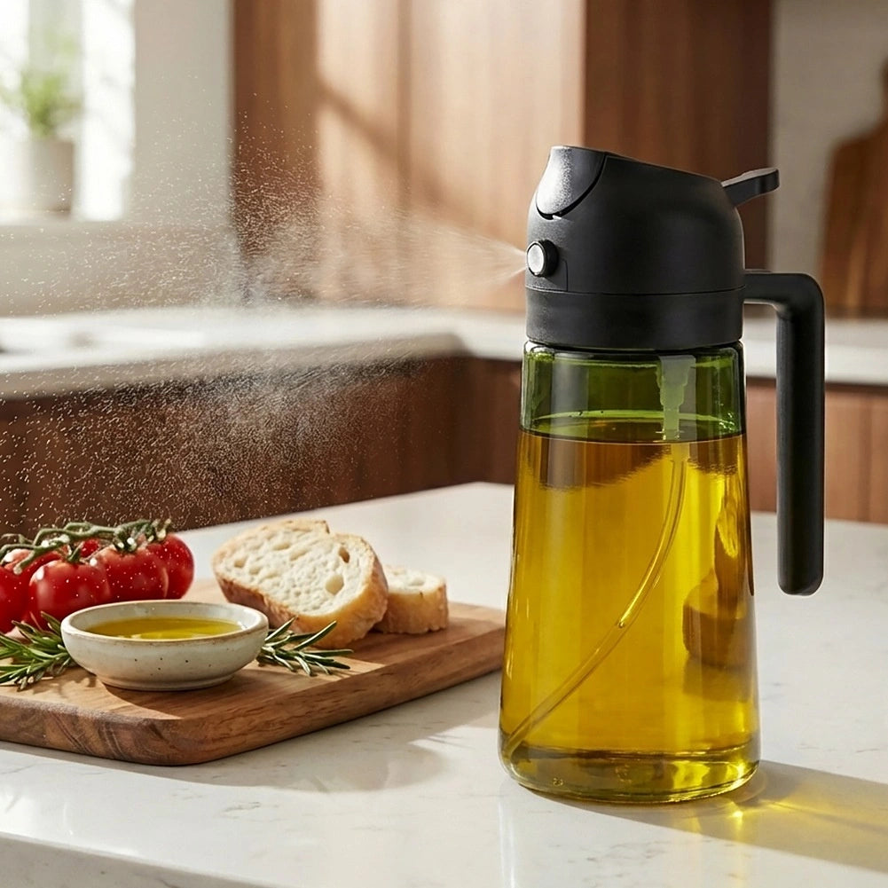 Oil and Vinegar Sprayer, Glass, 450 ml