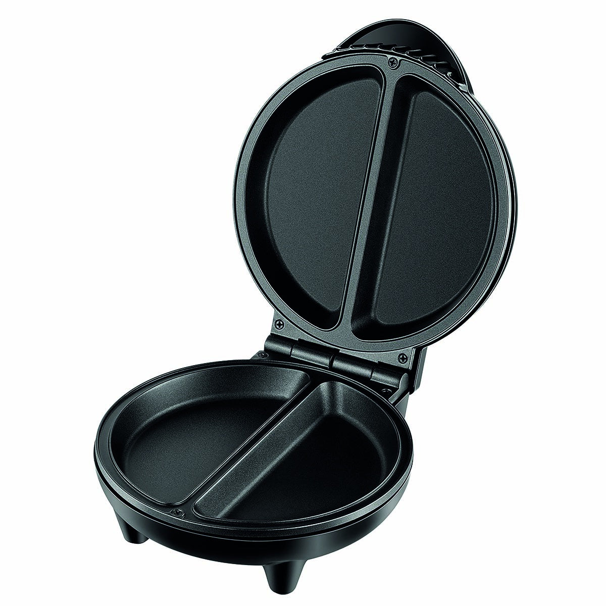 Omelet Maker 750W, Non-Stick, Dual Cooking, Black