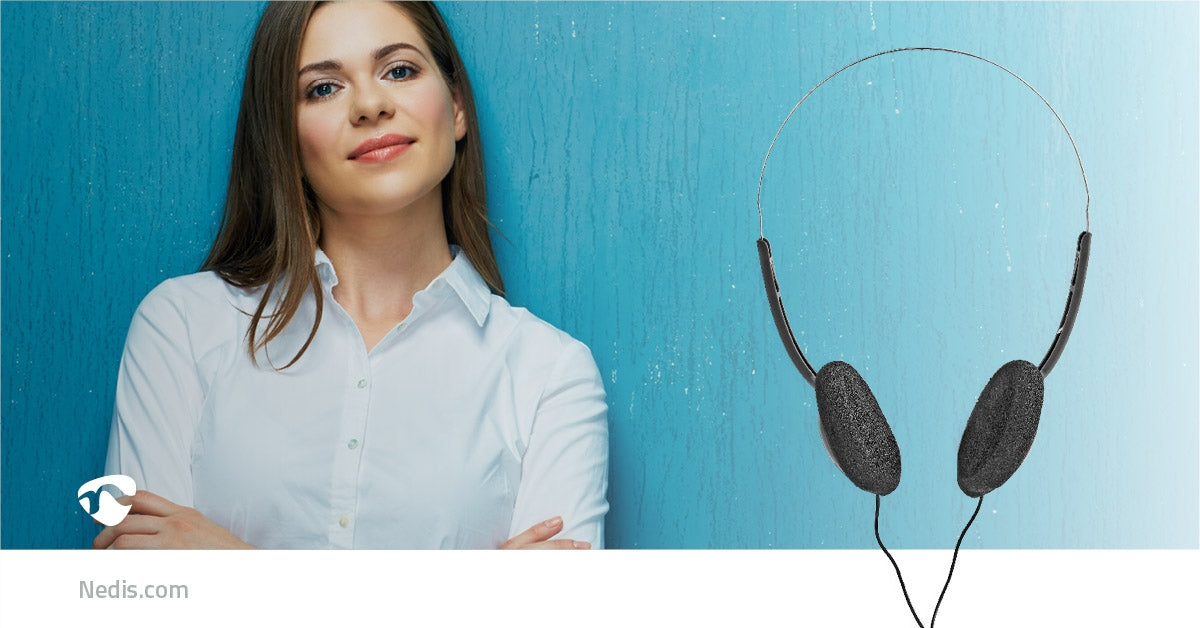 On-Ear Wired Headphones | 3.5 mm | Cable length: 1.20 m | Black
