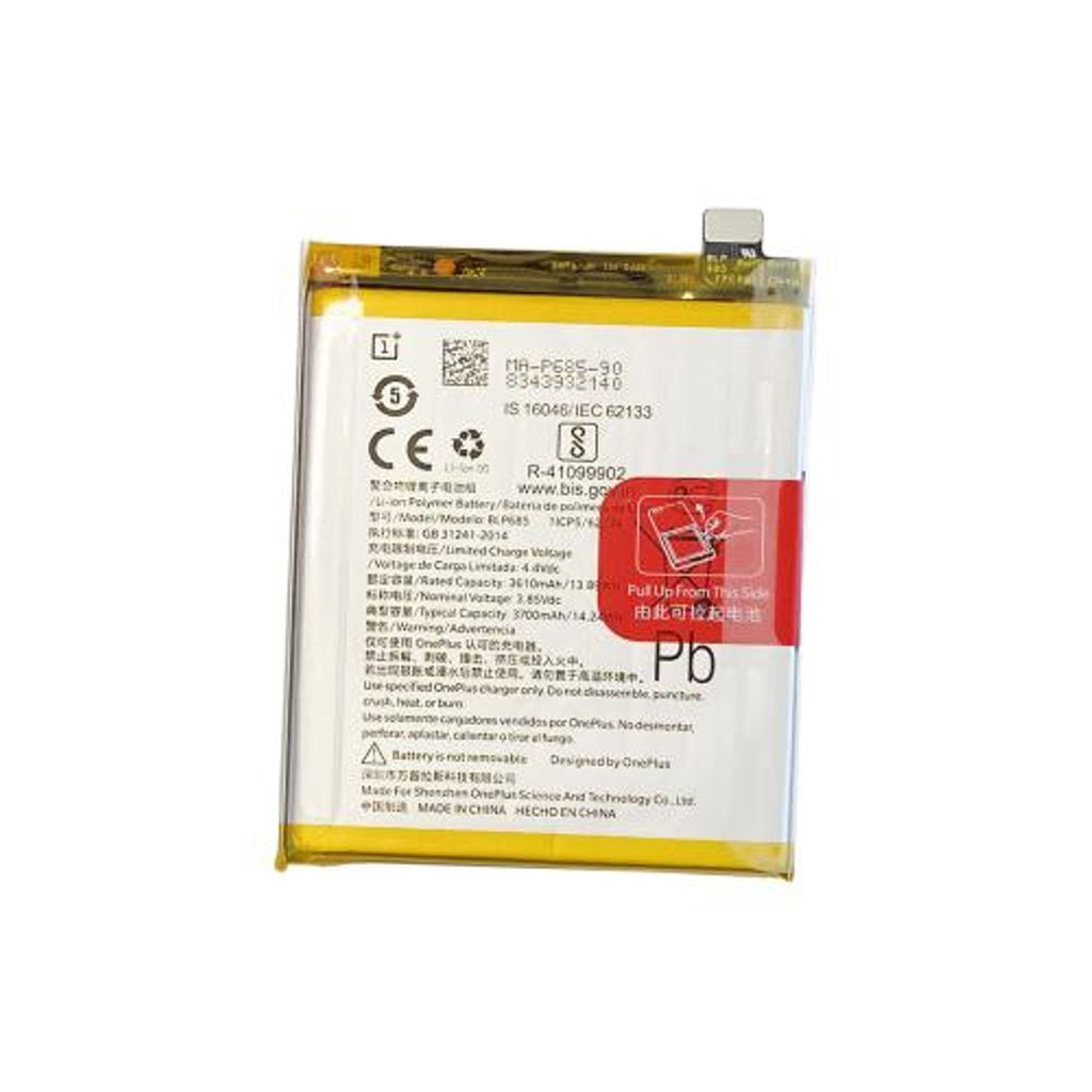 OnePlus 6T / 7 Li-jon Batteri Blp685 3610Mah 3.85V 1.5C Blp685 476174 Ma B613