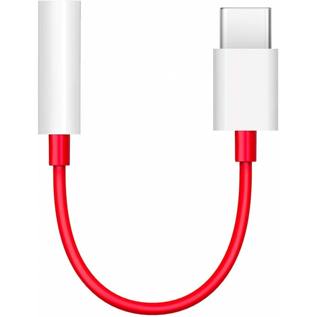 OnePlus Headphone adapter USB-C to 3.5 mm - Red