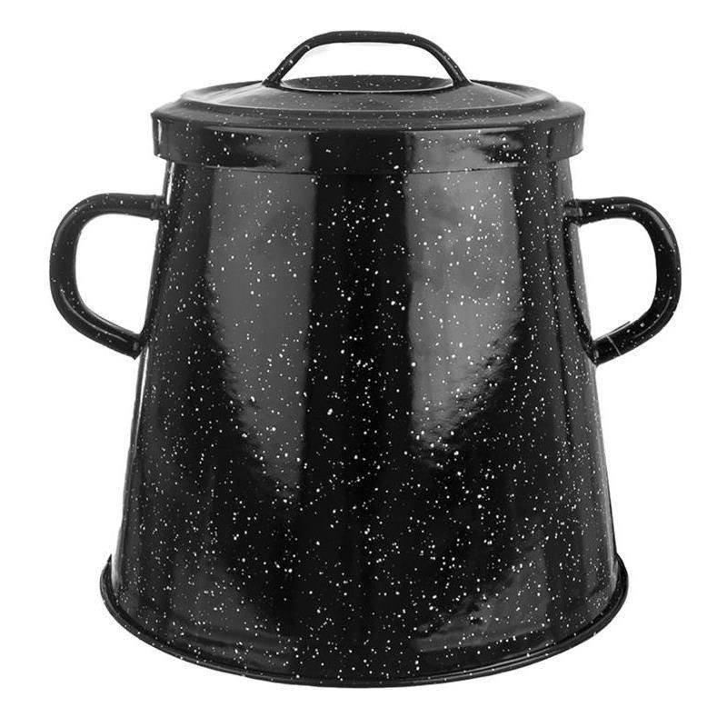 Onion and garlic container, enameled, 5 l