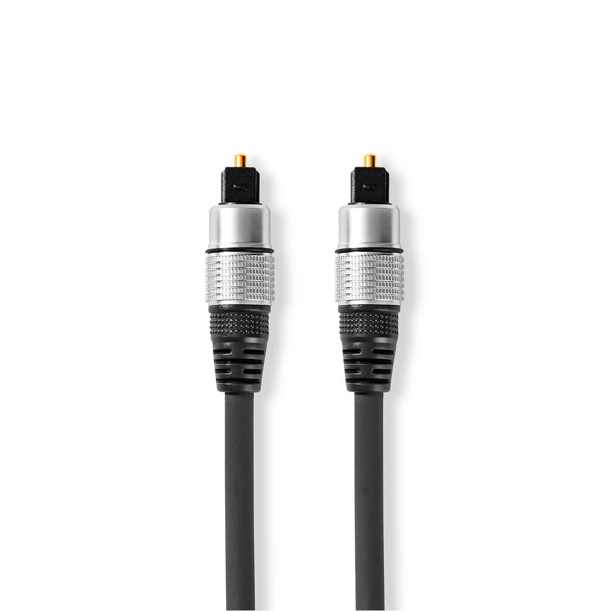Optical audio cable | TosLink Male | TosLink Male | 10.0 m | Round | PVC | Anthracite | Box