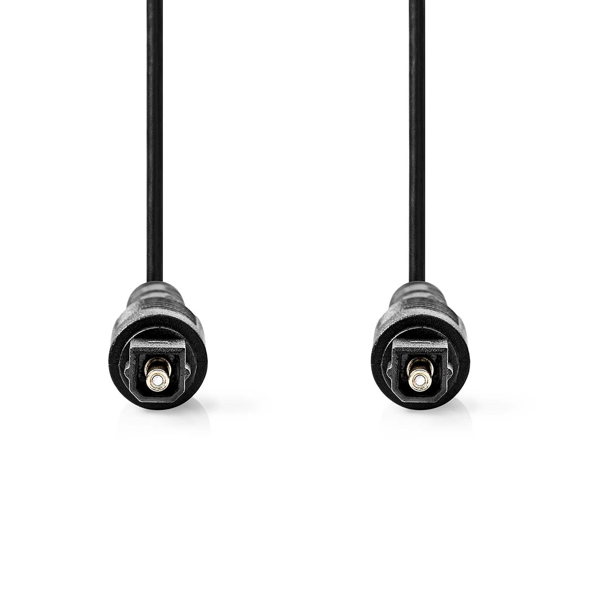 Optical audio cable | TosLink Male | TosLink Male | 1.00 m | Round | PVC | Black | Box
