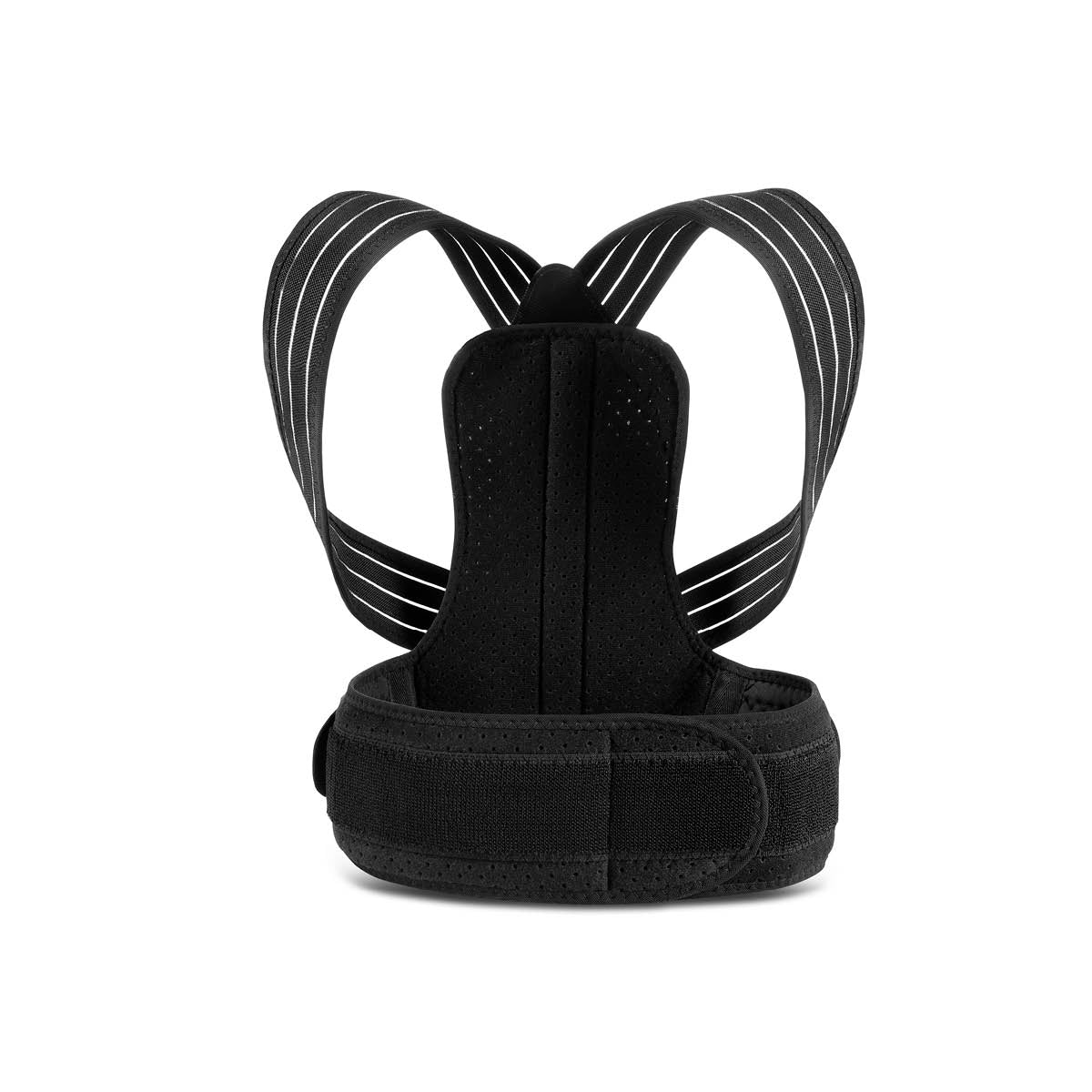 Orange Care Back support Belt - Black back strap - M