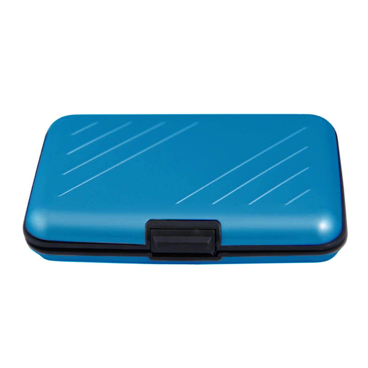 Orange Donkey - Aluminum Card Holder - Blue