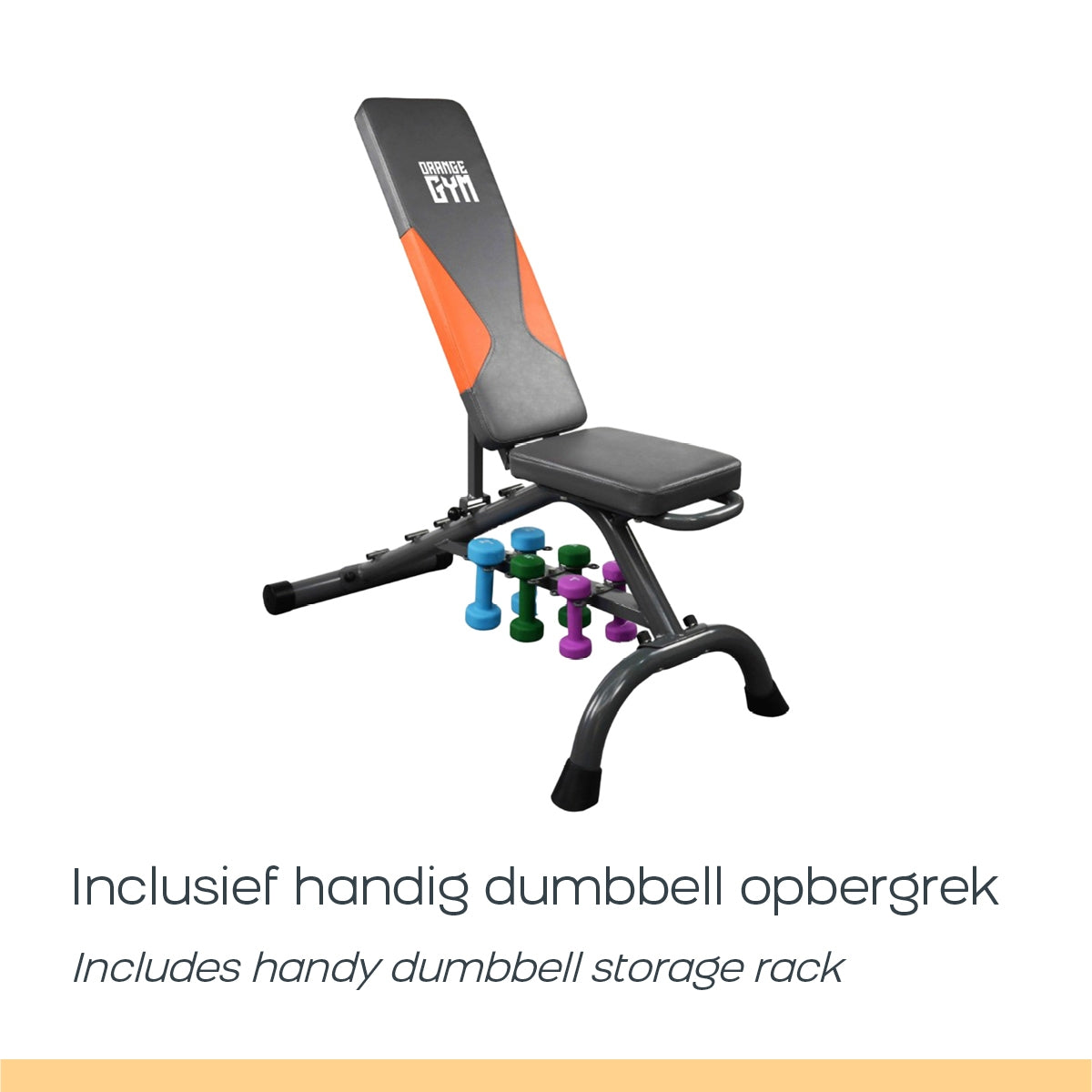Orange Gym - Dumbbell Bench