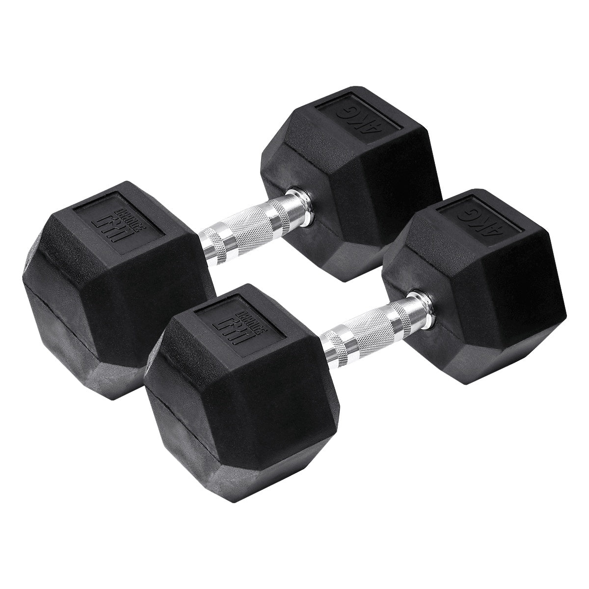 Orange Gym - Hex Dumbbell - 4kg - set of 2