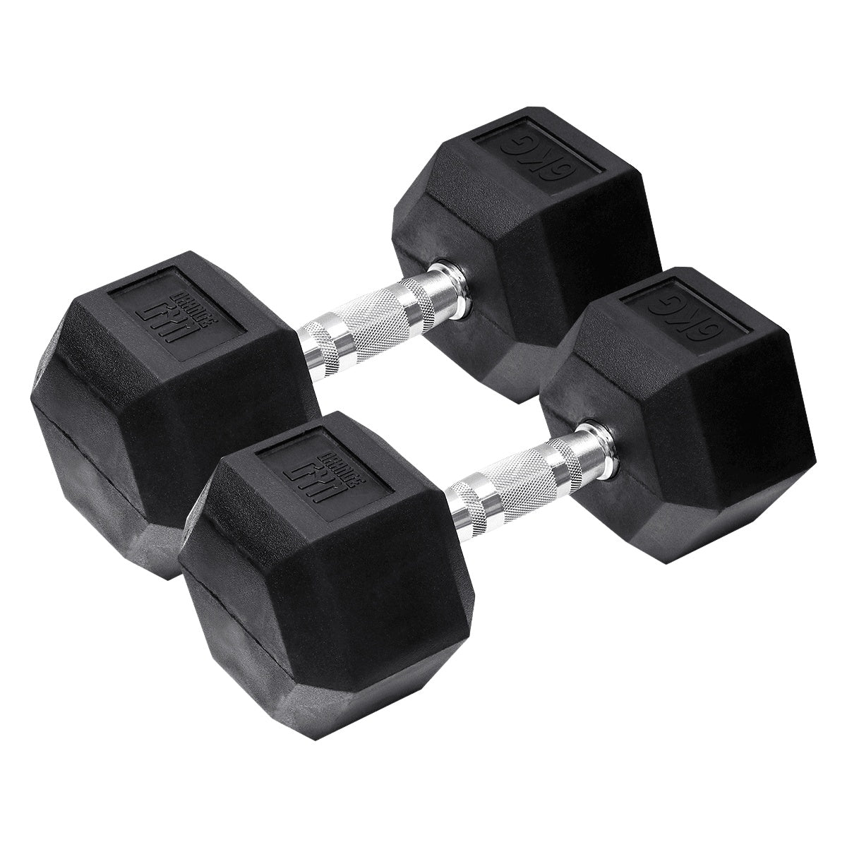Orange Gym - Hex Dumbbell - 6kg - set of 2