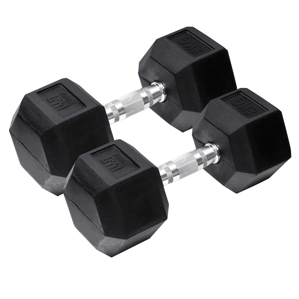 Orange Gym - Hex Dumbbell - 8kg - set of 2