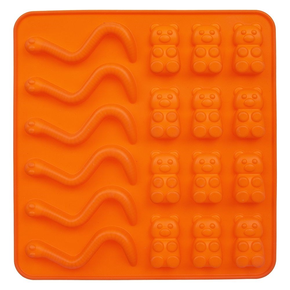 Orange silicone jelly mold SILLINIE