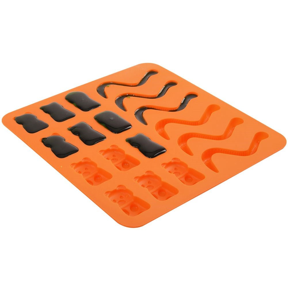 Orange silicone jelly mold SILLINIE