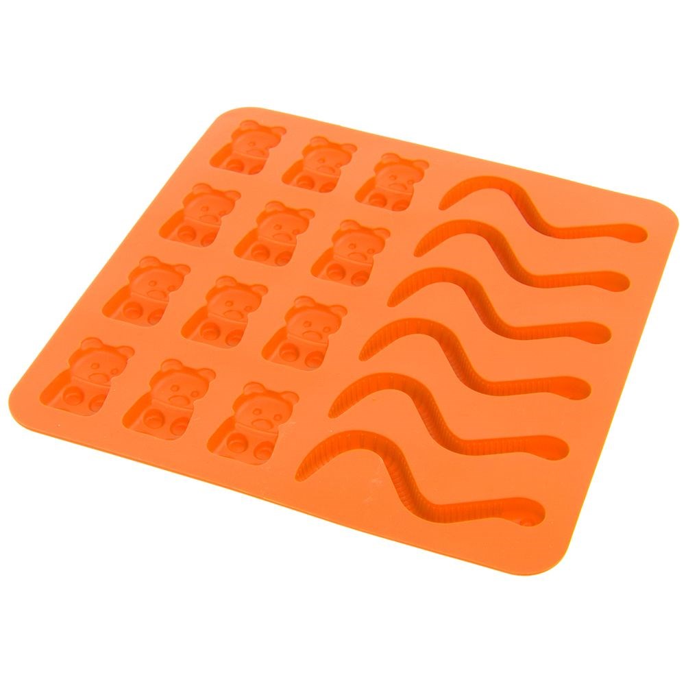 Orange silicone jelly mold SILLINIE