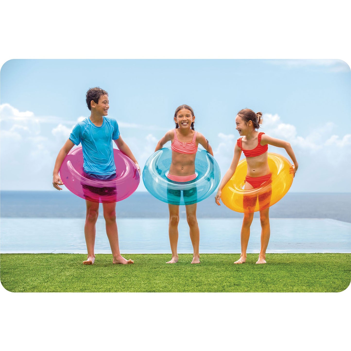 Orange swimming ring 76 cm INTEX 59260