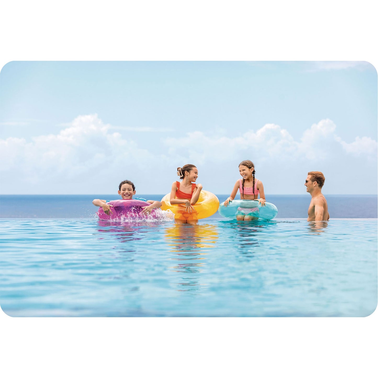 Orange swimming ring 76 cm INTEX 59260