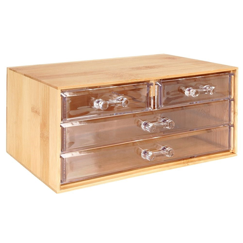 Organizer with Four Drawers on Three Levels