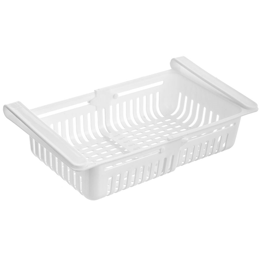 Organize the Fridge with Adjustable Hanging Shelf